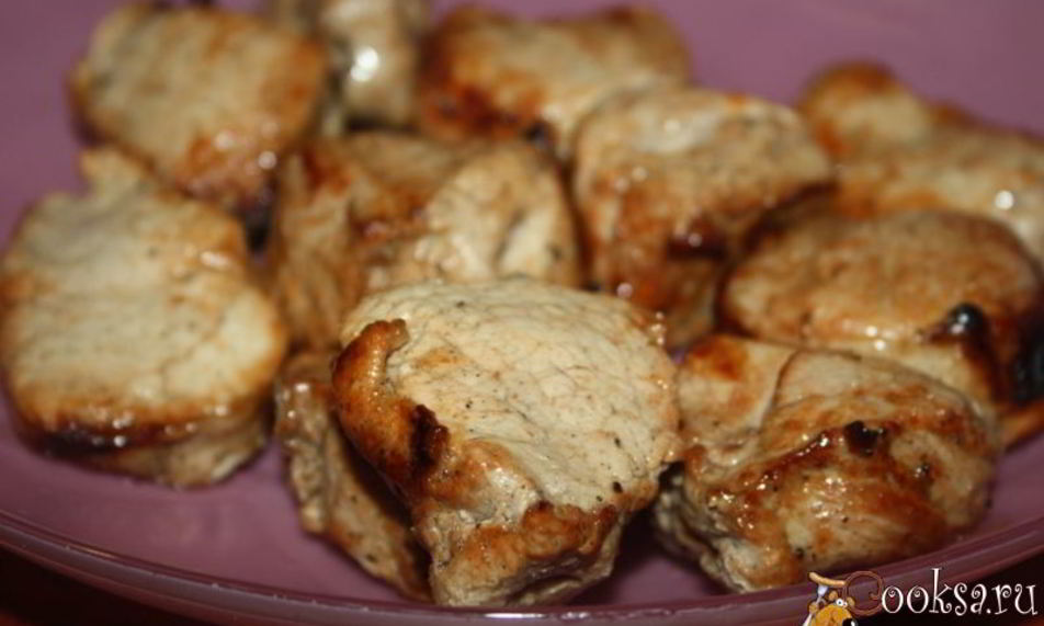 Рецепт экспресс-шашлык из свиной вырезки без маринования