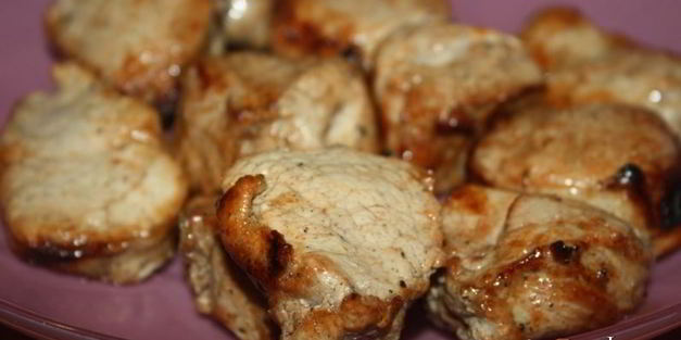 экспресс-шашлык из свиной вырезки без маринования