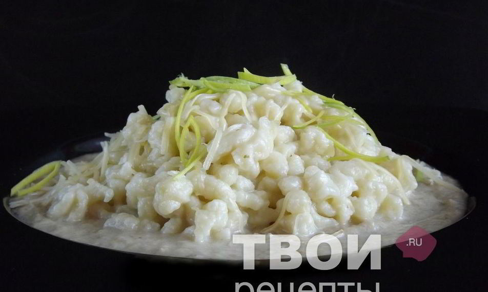 Рецепт швейцарские картофельные клецки с грибным соусом