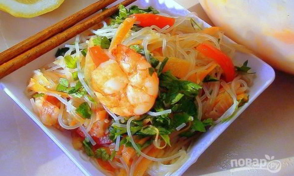 Рецепт стеклянная лапша