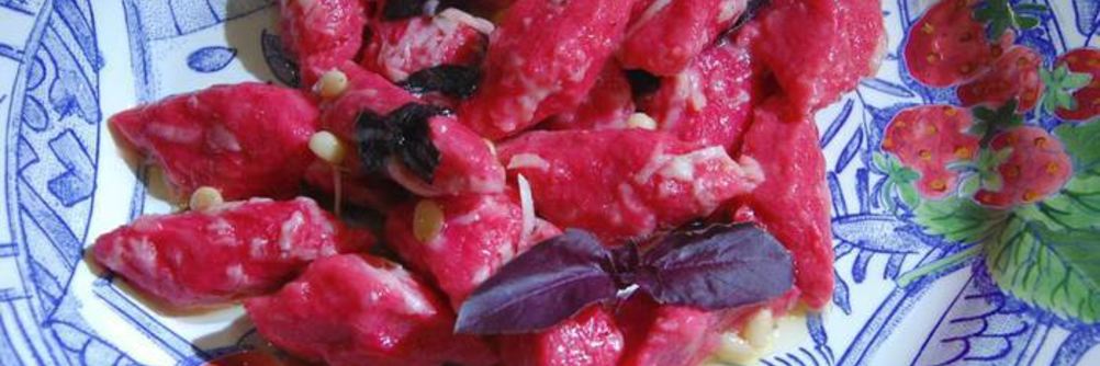 Свекольные ньокки