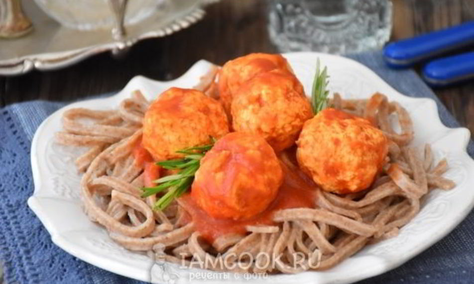 Рецепт куриные тефтели в томатном соусе