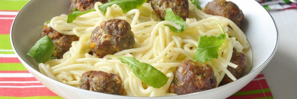 Паста с тефтелями