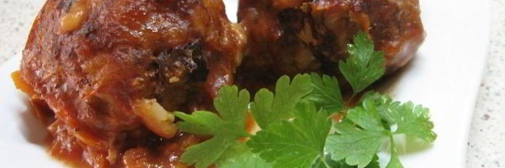 Тефтели с рисом в духовке