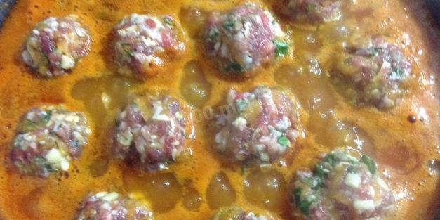 тефтели с тыквой в тыквенном соусе