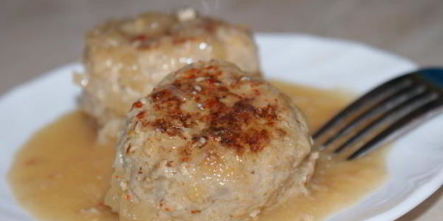 тефтели с яблоком