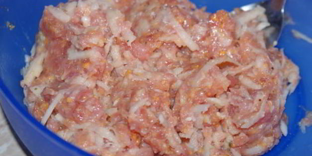 тефтели с яблоком