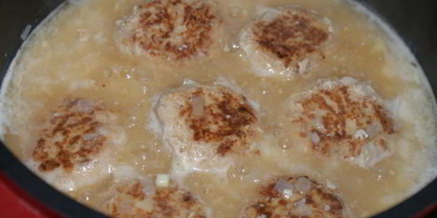 тефтели с яблоком