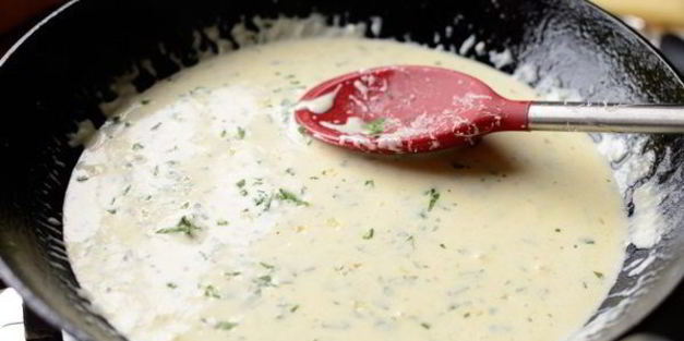 тыквенные ньокки с соусом альфредо