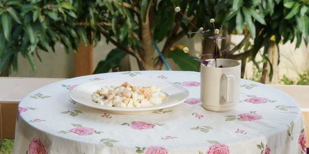 тыквенные ньокки в соусе бешамель с форелью и сыром бри