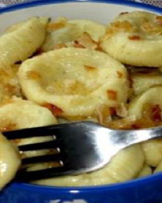 Ленивые вареники с картошкой