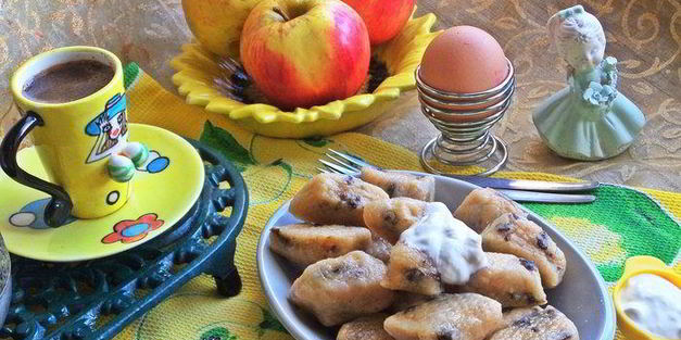 вареники с черносливом