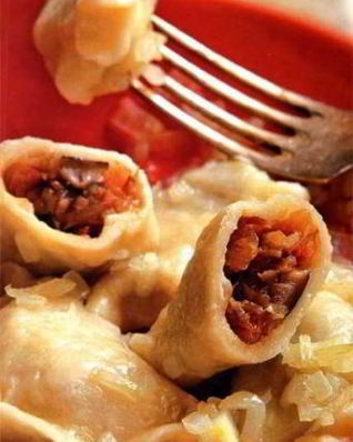 Вареники с капустой