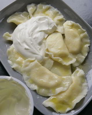 Вареники с творогом