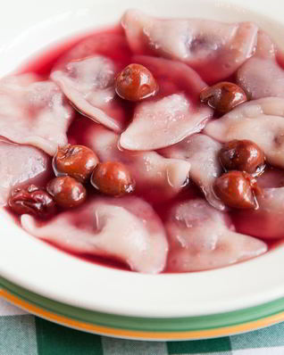 Вареники с вишней