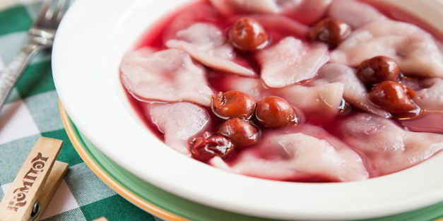 вареники с вишней