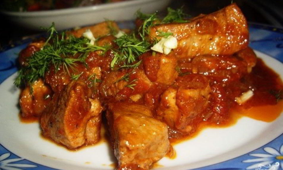 Рецепт жаркое из свинины