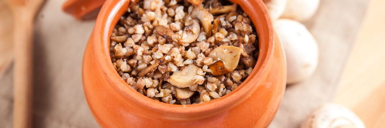 Гречка с грибами