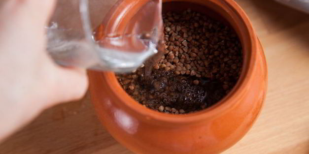 гречка с грибами