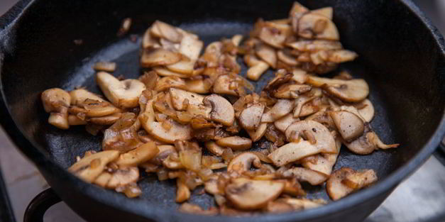 гречка с грибами