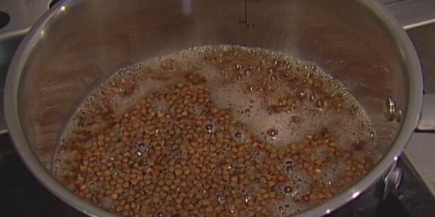 гречка с овощами