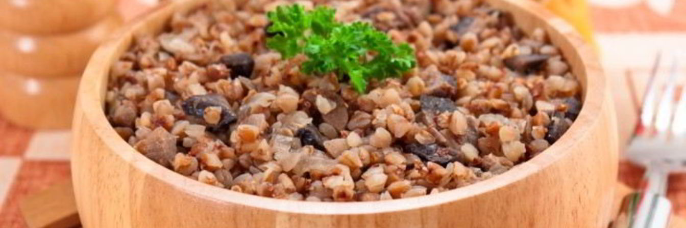 Гречневая каша с грибами