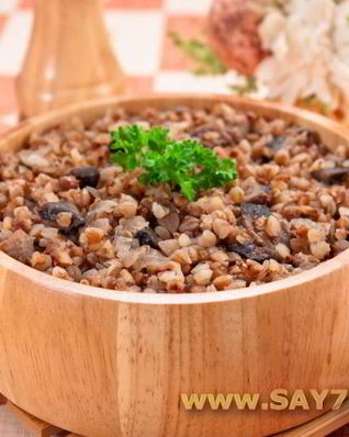 Гречневая каша с грибами