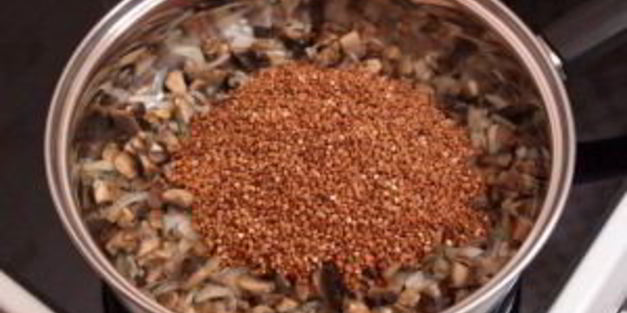 гречневая каша с грибами