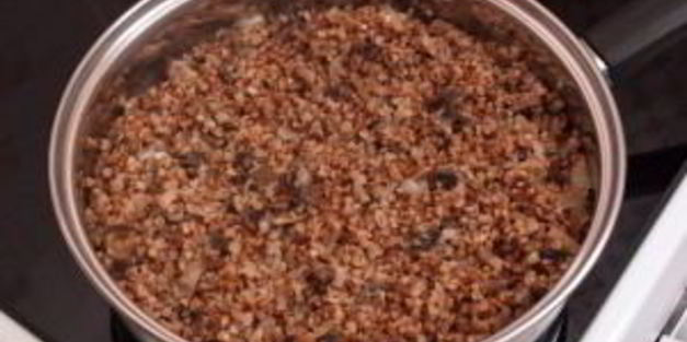 гречневая каша с грибами