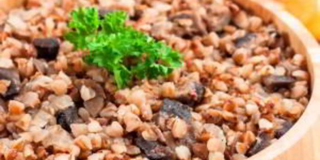 гречневая каша с грибами