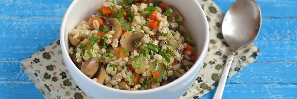 Перловая каша с грибами