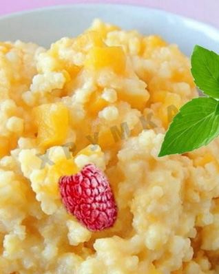 Пшенная каша с тыквой в мультиварке