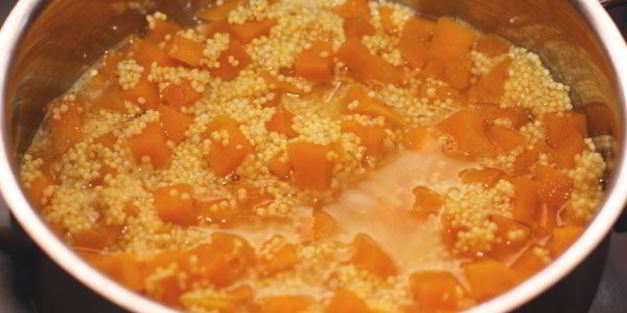 пшенная каша с тыквой