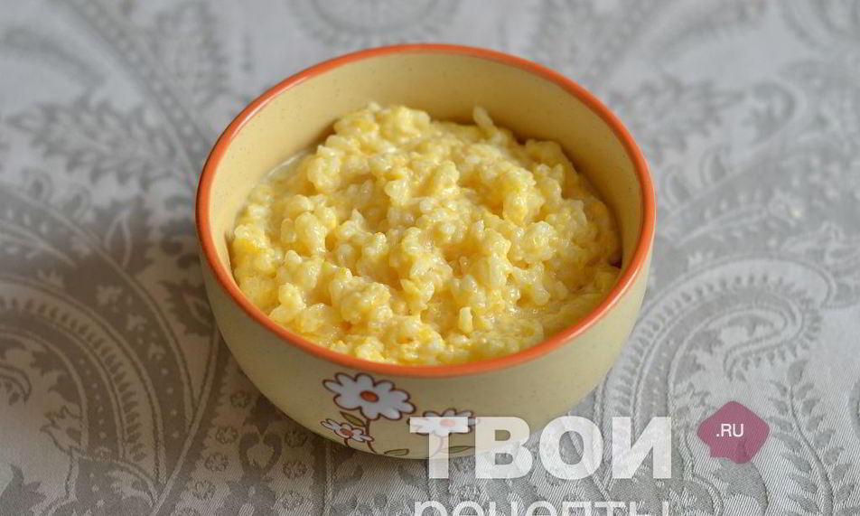Рецепт рисовая каша с тыквой