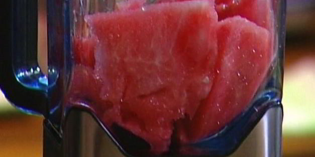 арбузный коктейль с лаймом и имбирем