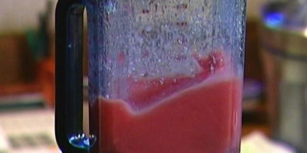 арбузный коктейль с лаймом и имбирем