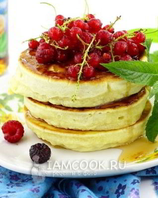 Блинчики с кленовым сиропом