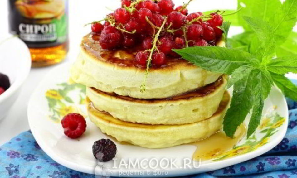 Рецепт блинчики с кленовым сиропом