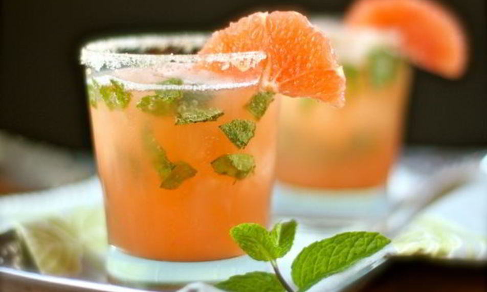 Рецепт быстрый грейпфрутово-мятный коктейль