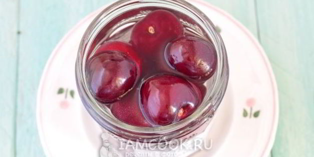 черешня в сиропе на зиму
