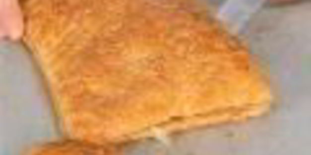 фруктово-ягодный наполеон в мятном сиропе