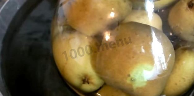 груши консервированные целиком в сиропе на зиму