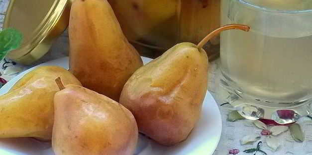 груши в мятном сиропе
