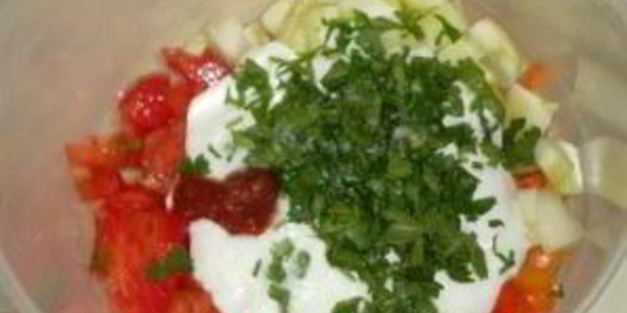 коктейль из овощей в блендере