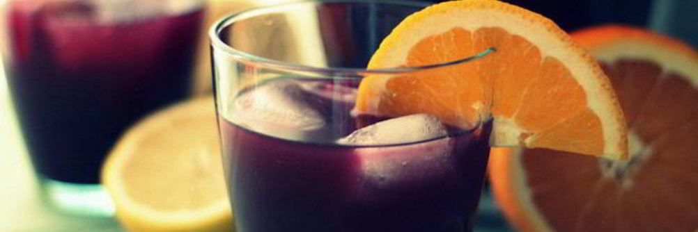 Коктейли с красным и белым вином