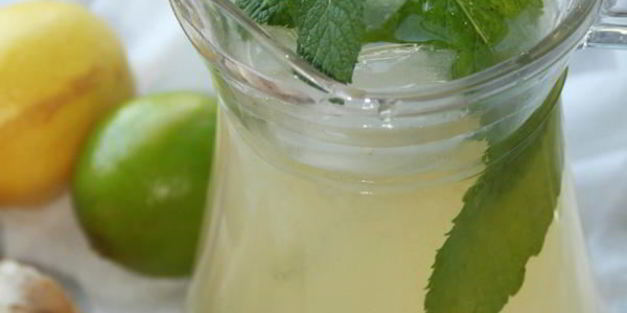 лимонно-имбирный прохлаждающий напиток