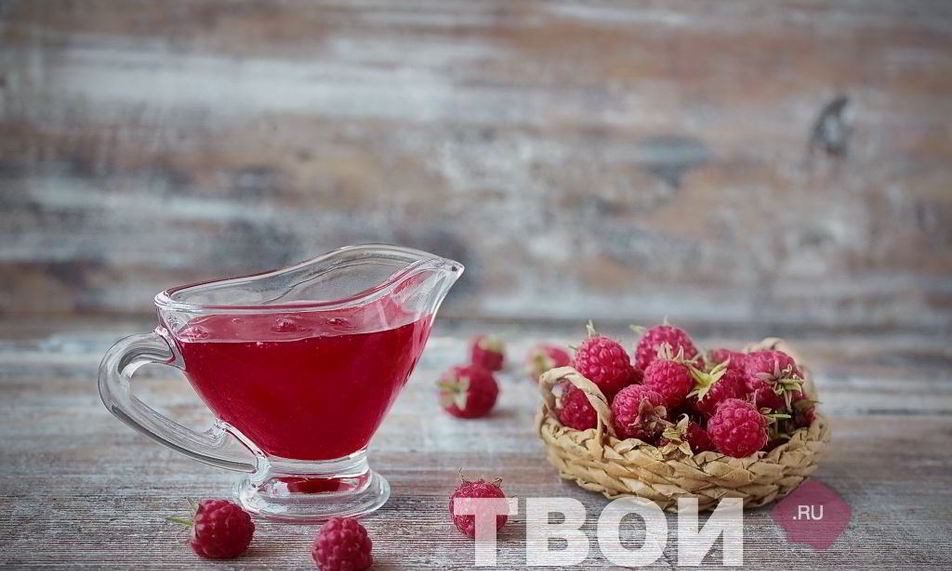 Рецепт малиновый сироп
