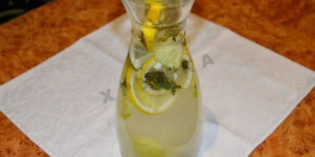 напиток для похудения имбирь огурец лимон мята