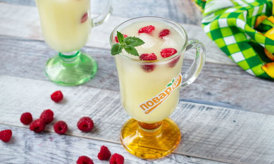 Рецепт напиток из дыни и малины