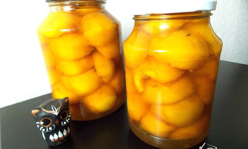 Рецепт нектарины в сиропе